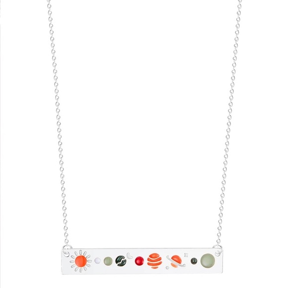Jewelry - Nib Solar system bar necklace